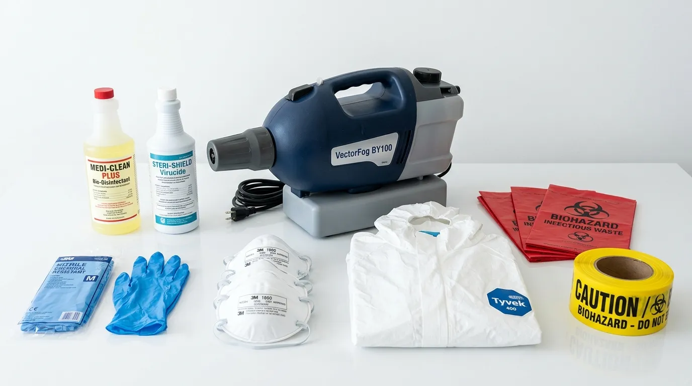 Professional biohazard remediation crew working in Chester Springs