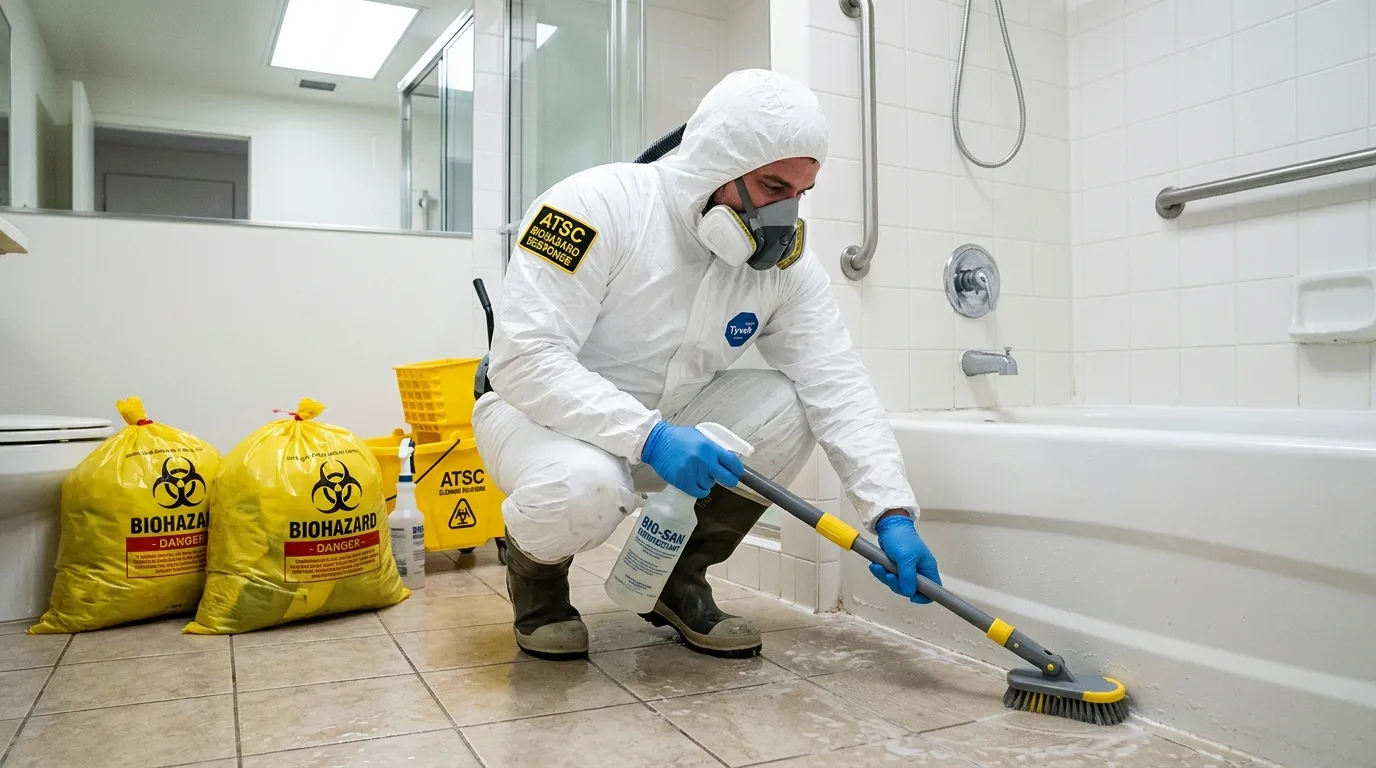 Decontamination equipment deployed for Blood Cleanup in Chester Springs